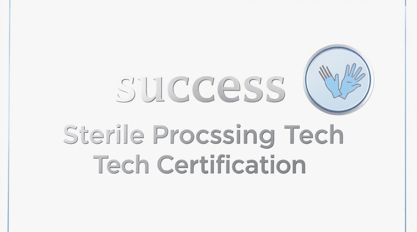 Sterile Processing Tech Certification 