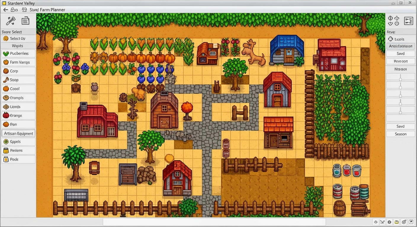 Stardew Valley Farm Planner