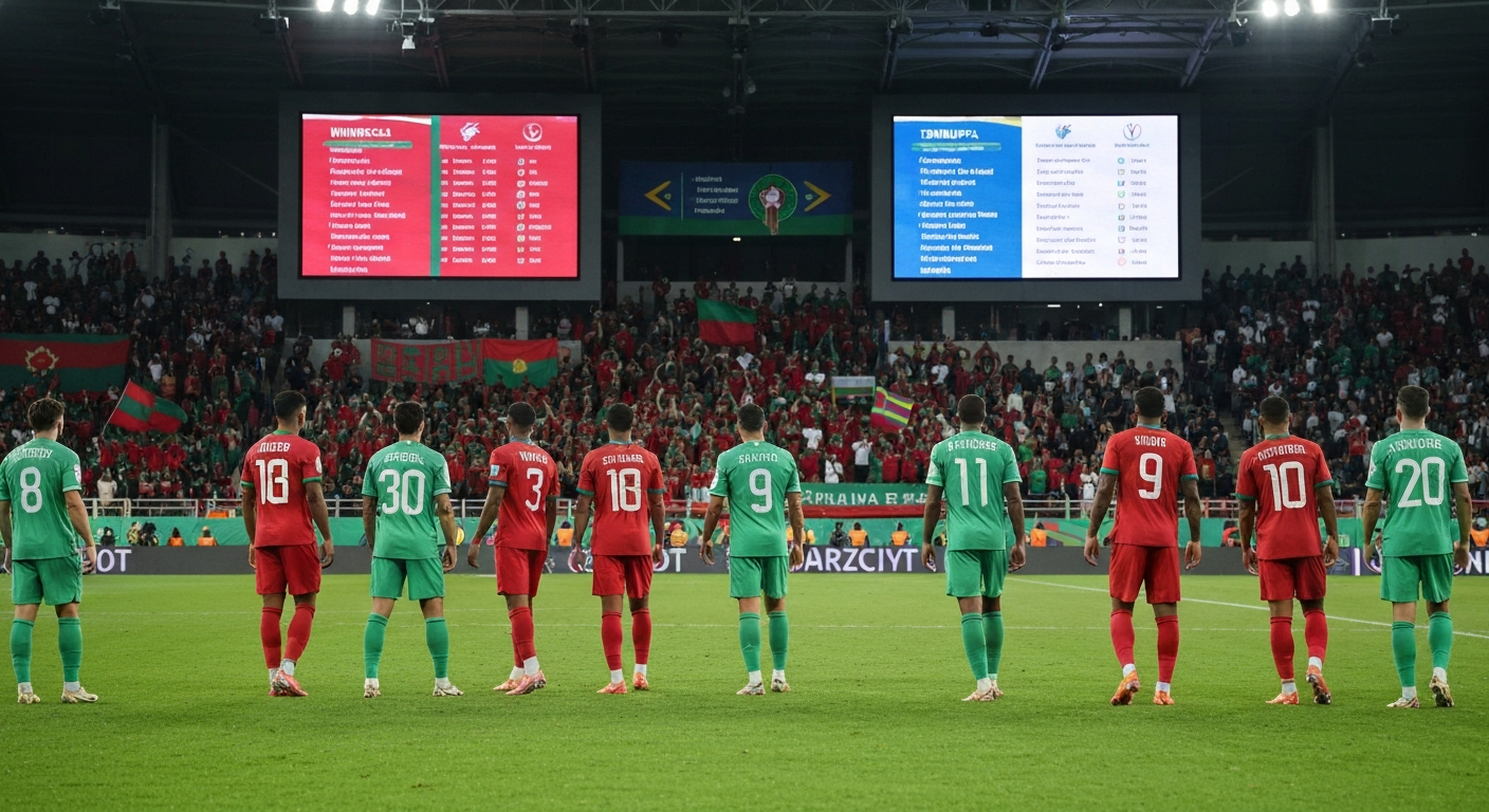 Morocco National Football Team vs Tanzania National Football Team Lineups